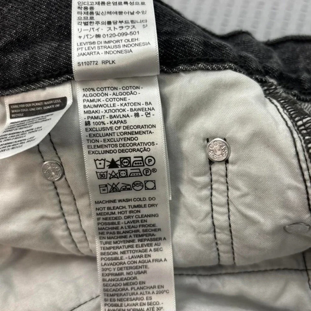 Levi's High Rise Denim Midi Skirt Women's Size 28 0096 - Picture 6 of 8